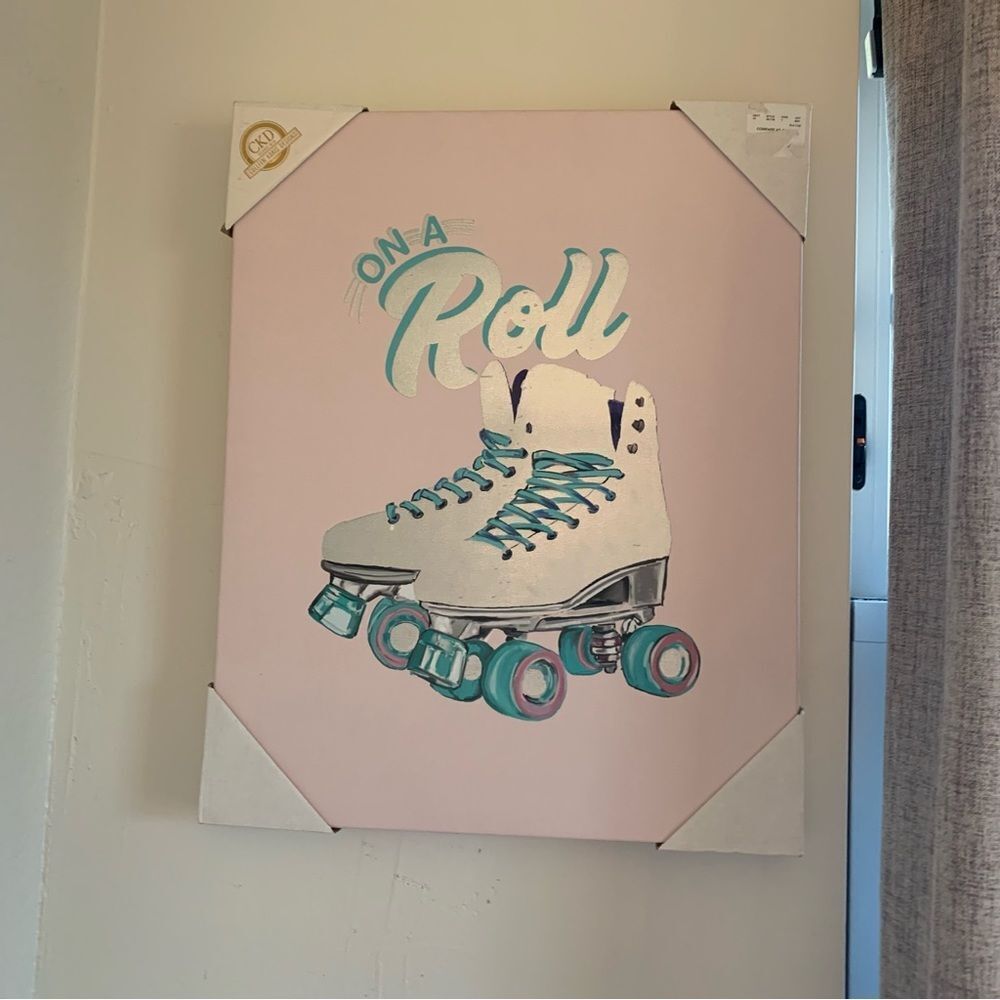 Colleen Karis travel the world on the roll rollerblades print
